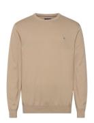 Cotton C-Neck GANT Beige