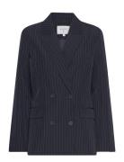 D6Neige Pinstripe Blazer Dante6 Navy