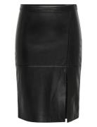 Onlnewoline Faux Leather Skirt Cc Otw ONLY Black