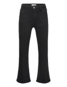 Flared Jeans With Pocket Mango Black