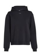 Nano Logo Reg Fleece Hoodie Calvin Klein Black