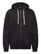 Essential Fleece Zip Through Tommy Hilfiger Black