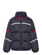 Global Stripe Padded Jacket Tommy Hilfiger Navy