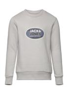 Jcoray Color Sweat Crew Neck Fst Jnr Jack & J S Grey