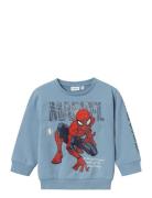 Nmmasist Spider Nreg Sweat Bru Mar Name It Blue