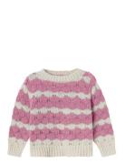 Nmfnebib Ls Knit Box Name It Pink