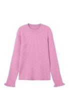 Nkfvianna Ls Slim Knit Name It Pink