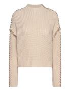 Vmnewcream Ls Funnelneck Pullover Boo Vero Moda Beige