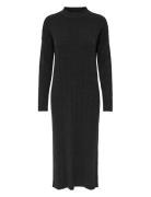 Onltess Ls Highneck Midi Dress Knt ONLY Black