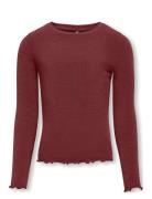 Kogamour L/S Top Jrs Kids Only Burgundy