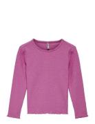 Kmgnella L/S O-Neck Top Jrs Kids Only Pink