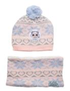 Bonnet & Snood L.O.L Pink