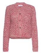 Lurex Openwork Cardigan Mango Pink