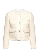 Tweed Jacket With Pockets Mango White