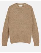 Aksune Space Yarn Crew Neck Anerkjendt Beige