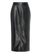 Yara Faux Leather Skirt Twist & Tango Black