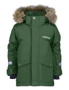 Bjärven Kids Parka 3 Didriksons Green