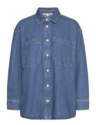 Loose Denim Shirt Tom Tailor Blue