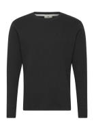 Akkikki L/S Waffle Tee Anerkjendt Black