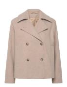 Slfalma Short Wool Jacket Noos Selected Femme Beige