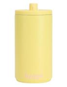 Travel Mug 350Ml Design Letters Yellow