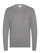 Ecovero L/S O-Neck Knit Lindbergh Grey