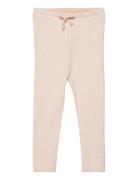 Rib Jersey Leggings W. String Copenhagen Colors Pink