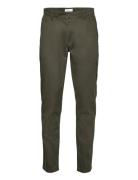 Luca Slim Twill Chino Pants - Gots/ Knowledge Cotton Apparel Khaki