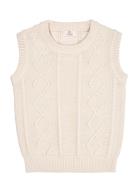 Knitted Cable Vest Copenhagen Colors Cream