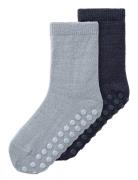 Nmmwak Wo/Bl 2P Sock W/Non Skid Name It Navy