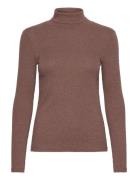 Dagnaiw Rollneck Melange Ls InWear Brown