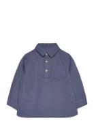 Regular Fit Cotton Shirt Mango Navy