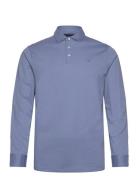 Pima Cotton Polo Ls Hackett London Blue