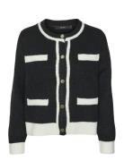 Vmrania Ls O-Neck Cardigan Ga Vero Moda Black