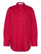 Pocket Over Shirt Mango Red