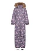 Snow Suit Aop Minymo Purple