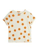 Basketball Aop Ss Tee Mini Rodini Cream