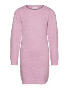 Vmdoffy Ls O-Neck Dress Ga Girl Noos Vero Moda Girl Pink