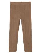 Nmfnaima Wool Leggings Lil Lil'Atelier Brown