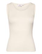 Garimasz Wool Tank Top Saint Tropez Cream