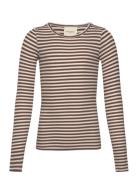 Petriciasy T-Shirt Long Sleeve Sofie Schnoor Young Brown