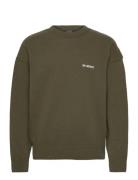 Logo Relaxed Knit Sweater HAN Kjøbenhavn Green