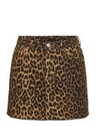 Nmanneke Nw Leo Short Skirt NOISY MAY Brown