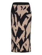 Vmgold New Art Nw 7/8 Skirt Ga Vero Moda Black