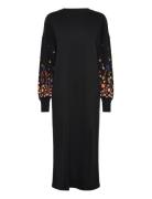 Olmbrooke L/S Long Flower Dress Jrs Only Maternity Black