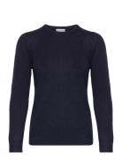 Basic Sweater Loose Tension Davida Cashmere Navy