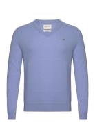 Extrafine Lambswool V-Neck GANT Blue