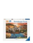 Zebras In Sunset 500P Ravensburger Patterned