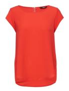 Onlvic S/S Solid Top Noos Ptm ONLY Red