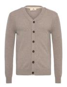 Aksvend Lambswool Cardigan Anerkjendt Beige